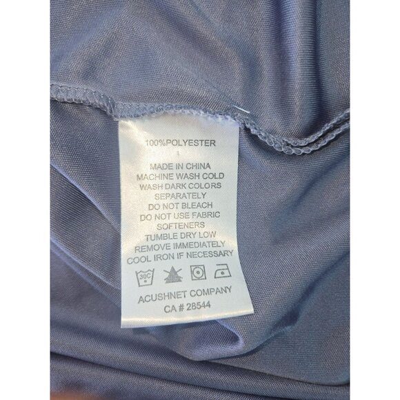 Footjoy FJ Mens Golf Polo Shirt Large Gray Cowboys Golf Club - Picture 5 of 8